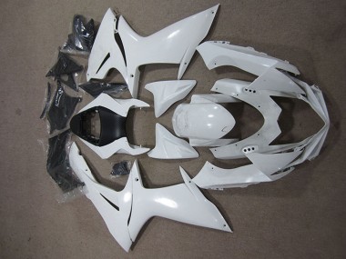 2011-2024 Suzuki GSXR 600 Motorcycle Fairings - White Australia