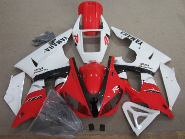 1998-1999 Yamaha YZF R1 Motorcycle Fairing - White Red Black Australia
