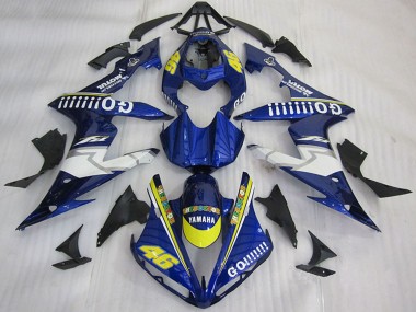2004-2006 Yamaha YZF R1 Motorcycle Fairings - Blue Yellow White Go 46 Australia