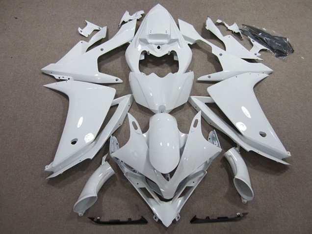 2007-2008 Yamaha YZF R1 Motorcycle Fairings - White Australia