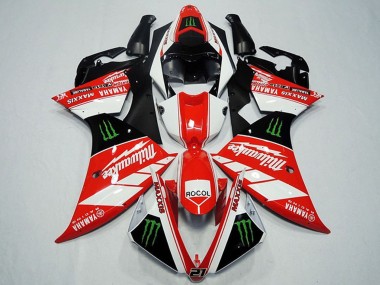 2012-2014 Yamaha YZF R1 Motorcycle Fairings - White Grey Glossy Black Green Monster Milwaukee Maxxis Rocol Australia