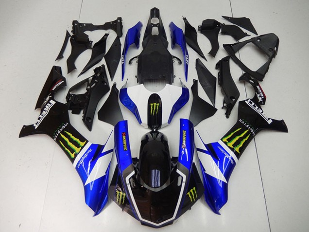 2015-2019 Yamaha YZF R1 Motorcycle Fairings - Blue White Glossy Black Green Monster Australia