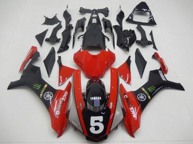 2015-2019 Yamaha YZF R1 Motorcycle Fairings - Red Black Green Monster 5 Australia