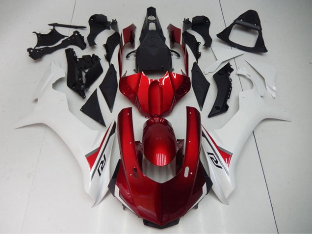 2015-2019 Yamaha YZF R1 Motorcycle Fairing - White Red Black Australia