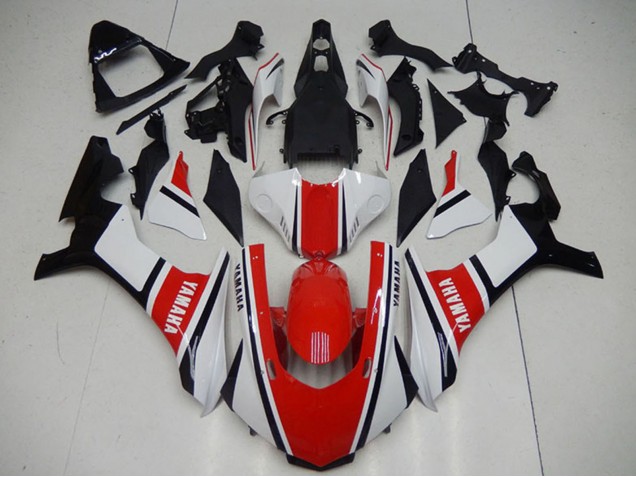 2015-2019 Yamaha YZF R1 Motorcycle Fairings - White Red Black Australia
