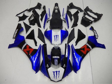 2015-2019 Yamaha YZF R1 Motorcycle Fairings - Blue White Black Red Monster Akropovic Australia