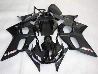 1998-2002 Yamaha YZF R6 Motorcycle Fairing - Glossy Black Matte Black Australia