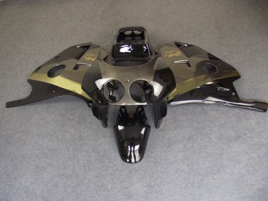 1990-1998 Silver Gold and Black Honda CBR250RR Motorcycle Fairing