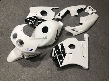 1990-1998 White Black Honda CBR250RR Motorcycle Fairing