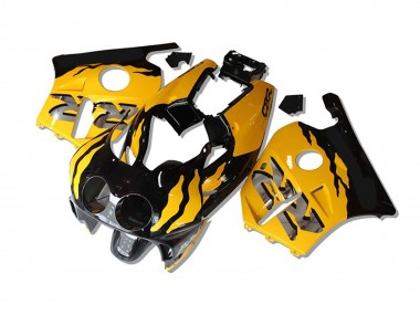 1990-1998 Yellow Black RR Honda CBR250RR Motorcycle Fairing