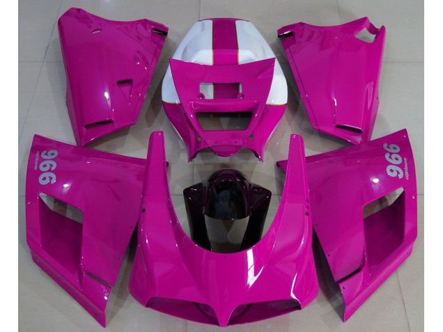 1993-2005 Gloss Pink Ducati Ducati 996 748 916 998 Motorcycle Fairing 1993-2005 Gloss Pink Ducati Ducati 996 748 916 998 Motorcycle Fairing