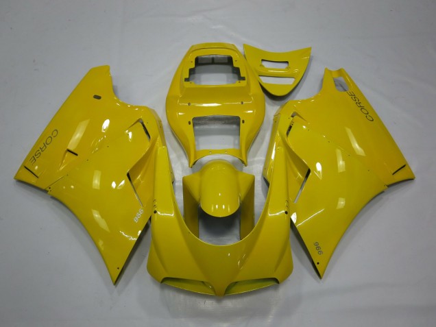 1993-2005 Lighter Yellow Ducati Ducati 996 748 916 998 Motorcycle Fairing 1993-2005 Lighter Yellow Ducati Ducati 996 748 916 998 Motorcycle Fairing