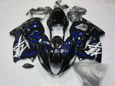 1997-2007 Blue Swirl Suzuki GSXR 1300 Hayabusa Motorcycle Fairing