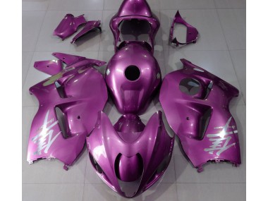 1997-2007 Gloss Pink & Silver Logo Suzuki GSXR 1300 Hayabusa Motorcycle Fairing