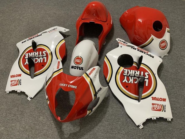 1997-2007 Lucky Strike Suzuki GSXR 1300 Hayabusa Motorcycle Fairing 1997-2007 Lucky Strike Suzuki GSXR 1300 Hayabusa Motorcycle Fairing