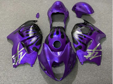 1997-2007 Purple and Black Suzuki GSXR 1300 Hayabusa Motorcycle Fairing