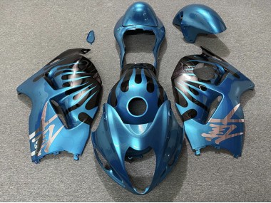 1997-2007 Sky Blue and Black Suzuki GSXR 1300 Hayabusa Motorcycle Fairing