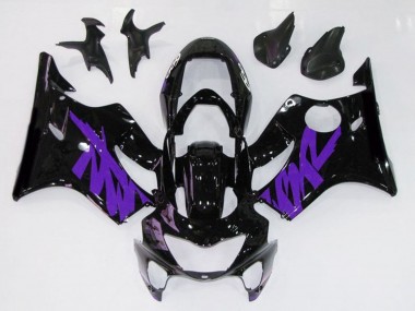 1999-2000 Gloss Black & Purple Honda CBR600 F4 Motorcycle Fairing