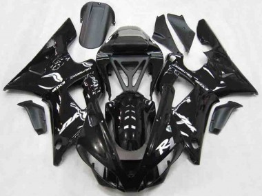 2000-2001 Gloss Black Style Yamaha R1 Motorcycle Fairing