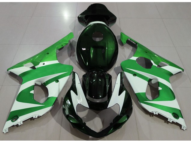 2000-2002 Deep Green Suzuki GSXR 1000 Motorcycle Fairing 2000-2002 Deep Green Suzuki GSXR 1000 Motorcycle Fairing