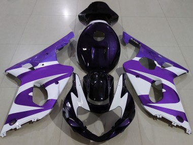 2000-2002 Deep Purple Suzuki GSXR 1000 Motorcycle Fairing