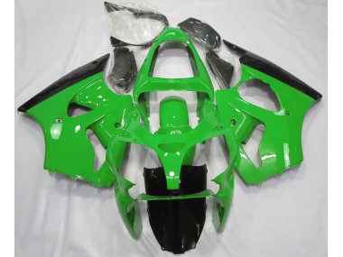 2000-2002 Gloss Green & Black Kawasaki ZX6R Motorcycle Fairing