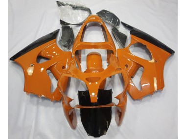 2000-2002 Gloss Orange & Black Kawasaki ZX6R Motorcycle Fairing