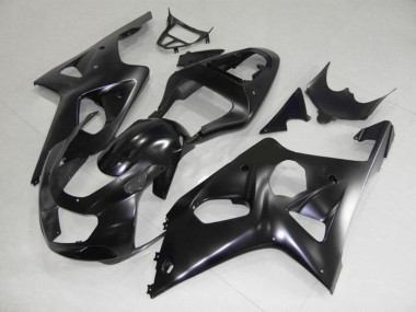 2000-2002 Matte Black Suzuki GSXR 1000 Motorcycle Fairing