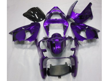2000-2002 Metallic Purple Kawasaki ZX6R Motorcycle Fairing