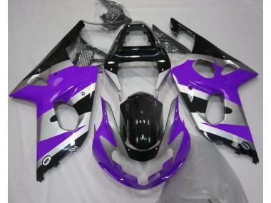2000-2002 Purple Silver OEM Style Suzuki GSXR 1000 Motorcycle Fairing