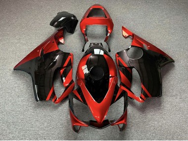 2001-2003 Gloss Red and Black Honda CBR600 F4i Motorcycle Fairing
