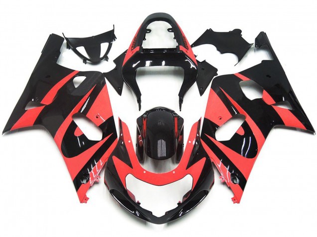 2001-2003 Light Red Custom OEM Style Suzuki GSXR 600-750 Motorcycle Fairing