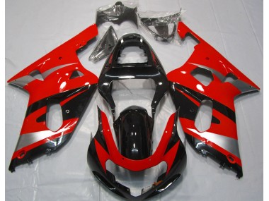 2001-2003 Red OEM Style Suzuki GSXR 600-750 Motorcycle Fairing