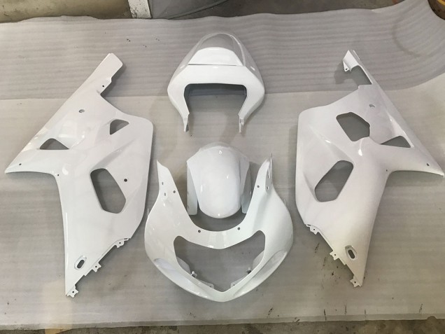 2001-2003 White RS Suzuki GSXR 600-750 Motorcycle Fairing