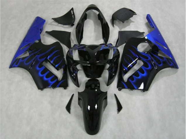 2002-2005 Blue Flame Kawasaki ZX12R Motorcycle Fairing 2002-2005 Blue Flame Kawasaki ZX12R Motorcycle Fairing