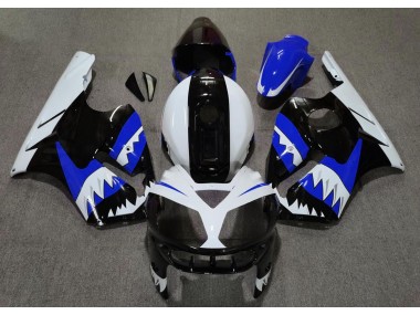 2002-2005 Blue Shark Kawasaki ZX12R Motorcycle Fairing