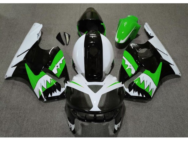 2002-2005 Green Shark Kawasaki ZX12R Motorcycle Fairing