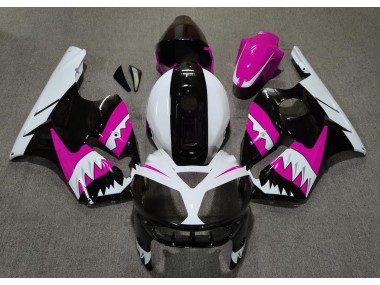 2002-2005 Pink Shark Kawasaki ZX12R Motorcycle Fairing