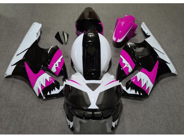 2002-2005 Pink Shark Kawasaki ZX12R Motorcycle Fairing