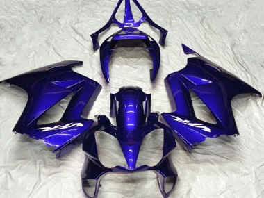 2002-2012 Deep Blue Plain Honda VFR800 Motorcycle Fairing