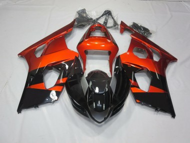 2003-2004 Burnt orange and Black Suzuki GSXR 1000 Motorcycle Fairing