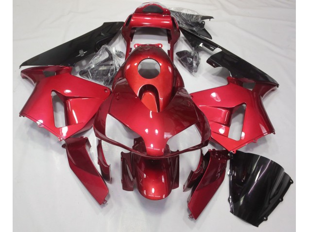 2003-2004 Candy Red Plain Honda CBR600RR Motorcycle Fairing 2003-2004 Candy Red Plain Honda CBR600RR Motorcycle Fairing
