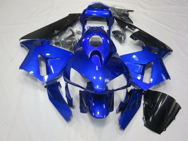 2003-2004 Deep Blue Honda CBR600RR Motorcycle Fairing 2003-2004 Deep Blue Honda CBR600RR Motorcycle Fairing