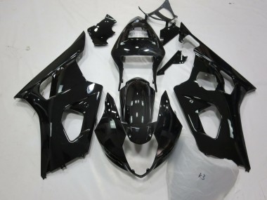 2003-2004 Gloss Black Suzuki GSXR 1000 Motorcycle Fairing