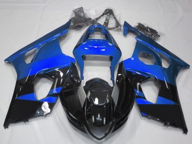 2003-2004 Gloss Blue & Black Suzuki GSXR 1000 Motorcycle Fairing