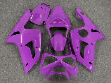 2003-2004 Gloss Magenta Plain Kawasaki ZX6R Motorcycle Fairing