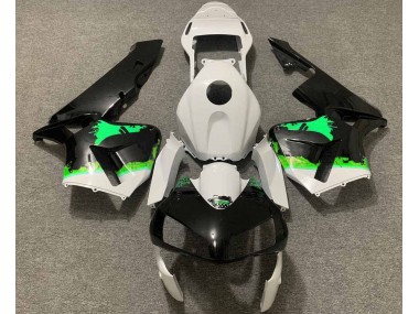 2003-2004 Green Splatter Honda CBR600RR Motorcycle Fairing