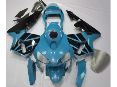 2003-2004 Light Blue & Gloss Black Honda CBR600RR Motorcycle Fairing