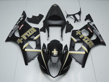 2003-2004 Matte Black Rizla Suzuki GSXR 1000 Motorcycle Fairing