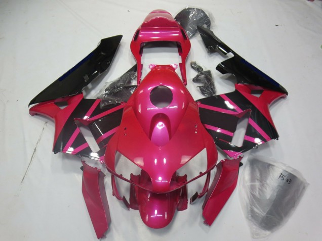 2003-2004 Pink and Black Honda CBR600RR Motorcycle Fairing 2003-2004 Pink and Black Honda CBR600RR Motorcycle Fairing